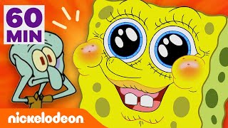 Bob Esponja  Bob Esponja por 1 Hora Sem Parar  Nickelodeon em Português [upl. by Sokram]