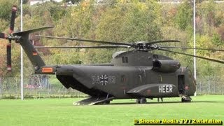 START Transporthubschrauber vom HEER in Zwiefalten  Bundeswehr  Beteiligung MANVÜbung Lkr RT [upl. by Denny718]