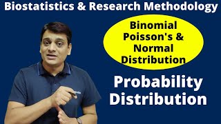 Part 2 Probability Distributions  Binomial Normal Poissons amp Multinomial Distribution [upl. by Nnayr148]