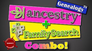 Ancestry and FamilySearch Combined for Genealogy Research [upl. by Ailesor988]