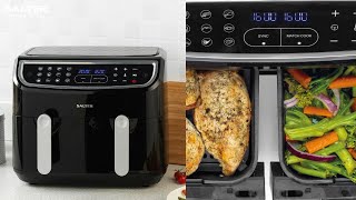 Salter Introducing  Dual Air Fryer  Modern Kitchen Essentials [upl. by Ahsemik]