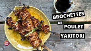 BROCHETTE DE POULET YAKITORI 🍢 Recette BBQ [upl. by Luanne]