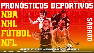 🔴PRONÓSTICOS DEPORTIVOS SÁBADO 12 OCTUBRE ​⚾​ DATOS DE GRANDESLIGAS FUTBOL NHL [upl. by Shaylynn]