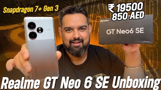 Realme GT 6T Neo 6 SE Unboxing Snapdragon 7 Gen 3  6000nits Peak Brightness [upl. by Lebna]