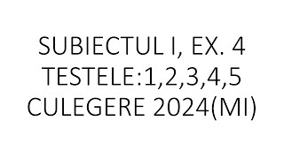 Exerciții de sinteză pentru bacS I ex 4 12345clasa 10 [upl. by Ynnot]