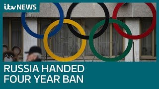 Russia banned from world sport for next four years  ITV News [upl. by Aenea165]