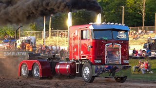 Semi Pulling 2022 Over The Top Diesel Showdown Class B Semis [upl. by Eitsirc290]