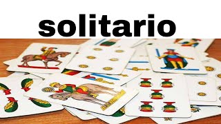 come giocare a solitario con le carte napoletane [upl. by Yrral]