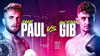 JAKE PAUL VS ANESONGIB GIB LIVE REACTION [upl. by Trelu300]