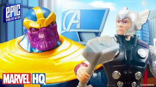 Hammer Heist  Avengers Vs Thanos  Hasbro’s Epic Marvel Ep 3  Marvel HQ Polska [upl. by Suilenrac785]