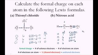 Calculate the Formal Charge on Each Atom [upl. by Eolcin448]