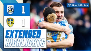 EXTENDED HIGHLIGHTS  Huddersfield Town 11 Leeds United [upl. by Ardolino]