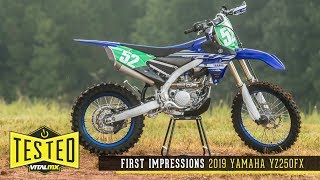 First Impressions 2019 Yamaha YZ250FX [upl. by Yebloc]