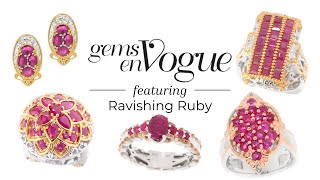 Gems en Vogue Ravishing and Radiant Ruby Jewelry [upl. by Margy]