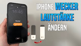 iPhone Wecker Lautstärke einstellen  In 1 Minute erklärt ✔ [upl. by Haneekas]