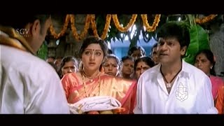 Shivarajkumar angry on Prakash Rai brings second wife to temple  Kannada Movie Best Scenes [upl. by Ruhl]