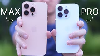 iPhone 16 Pro vs Pro Max After 25 Days  Don’t Be Like Me [upl. by Twila]