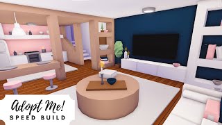 Budget Modern Family Home Speed Build 🌷 Roblox Adopt Me [upl. by Akenit]