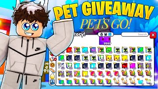 Playing Pets Go with viewers and doing pet giveaways [upl. by Aroda]