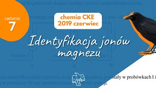 IDENTYFIKACJA JONÓW MAGNEZU  Matura Chemia CKE 2019 Czerwiec  Zadanie 7 [upl. by Nylodnewg258]