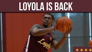 Loyola Mens Basketball First Practice [upl. by Elsey905]