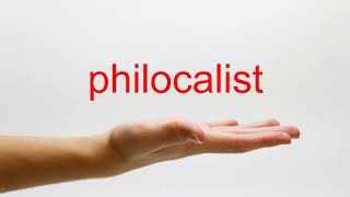 How to Pronounce philocalist  American English [upl. by Lletram]