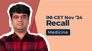 Exam Recall Series INICET Nov 24  Medicine [upl. by Nester]