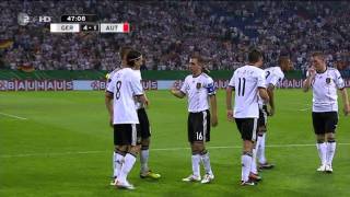 Deutschland vs Österreich 62 Alle Tore Highlights EMQuali 020911 HD [upl. by Yemiaj]