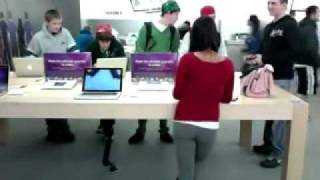 Apple store girl [upl. by Nnylf]