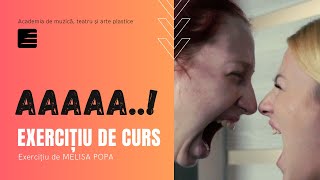 Aaaaa  Exercițiu de curs de Melisa Popa [upl. by Siravat174]