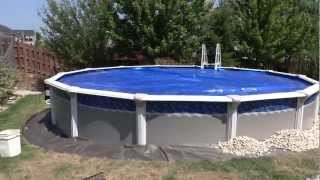 Pool installation amp detailing around with river rock [upl. by Mercado]