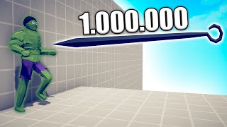 1000000 DAMAGE SKEWER vs EVERY BOSS  TABS  Totally Accurate Battle Simulator 2024 [upl. by Glantz]