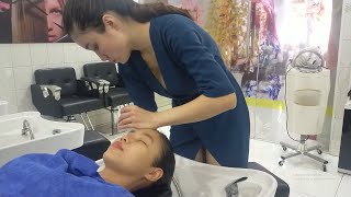 Relax with pretty and noble girl in Cali Nguyen Hair Salon [upl. by Oflodur855]