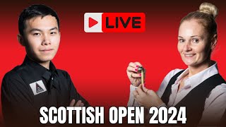 🔴LIVELiu Hongyu vs Reanne Evans Scottish Open Snooker 2024 Score Board Snooker Live [upl. by Nolek867]