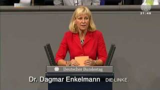 Dagmar Enkelmann DIE LINKE Rede zu Änderung des Abgeordnetengesetzes [upl. by Brody]