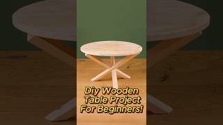 DIY wooden table project for beginners [upl. by Cila]