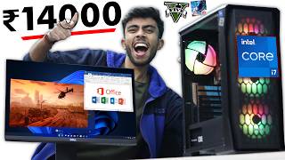 15000 Rs Super Intel i7 PC Build⚡Best for Gaming amp Editing 🪛Live Test [upl. by Ahsimac]