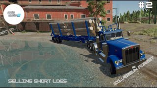 Those logs wont sell themselves FS22  Silverrun Forest 2 [upl. by Malliw]