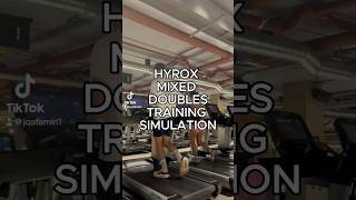 Hyrox Mixed Doubles Training Simulation [upl. by Brittan]