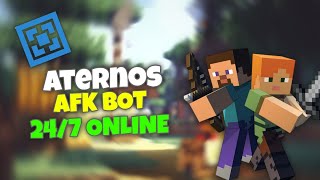 How to add 247 bot in aternos server  How To make 247 Afk Bot  100 Working [upl. by Behre322]