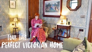 Tour this VICTORIAN YORKSHIRE HOME with William Morris wallpaper amp rich colours [upl. by Tinaret]