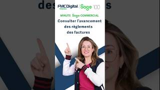 Sage 100 Gestion Commerciale  Consulter l’avancement des règlements des factures [upl. by Hluchy]