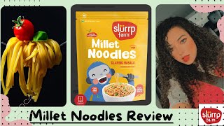 Slurrp Farm Millet Noodles 🍜 💯Honest Review  How to make slurrp Farm Millet Noodles  Easy Recipe [upl. by Swenson]