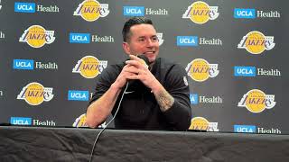 Lakers Pregame JJ Redick On NBA Cup Matchup With Jazz Injury Updates [upl. by Algar]