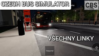 CZECH BUS SIMULATOR CBS  VŠECHNY LINKY [upl. by Carey]