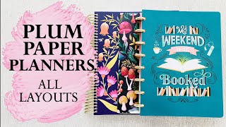 PLUM PAPER PLANNERS  ALL LAYOUTS  10 OFF [upl. by Yeta908]