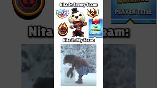 Nita In my Team 😂☠️ brawlstars supercell shorts [upl. by Eisenstark]