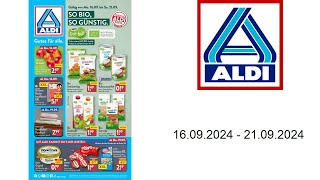 Aldi Nord Prospekt DE  vom 1609 bis 21092024 [upl. by Eiaj]