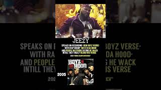 Jeezy Speaks On Dem Boyz Verse And People Calling Wack Intill They Heard His Verse [upl. by Nywra]