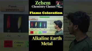 Flame coloration of Alkaline earth metals  Flame test colors  Flame color of s block elements [upl. by Nyrrek668]